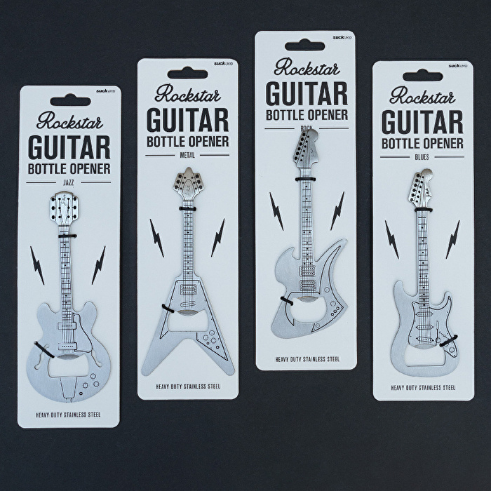 SUCK UK Metal Gitar Şişe Açacağı