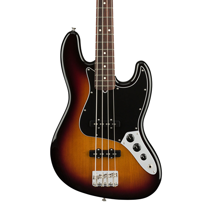 Fender American Performer Jazz Bass Gülağacı Klavye 3 Tone Sunburst Bas Gitar