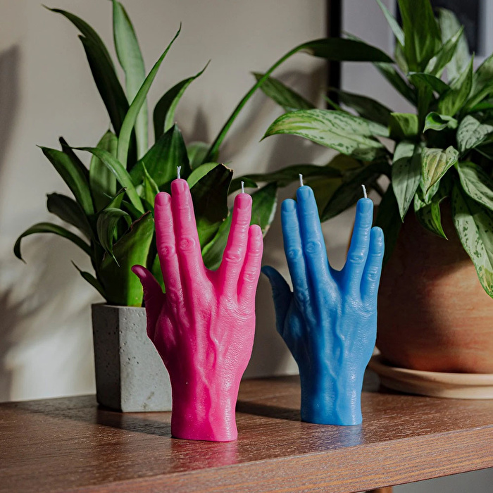 CANDLE HAND Llap Mum Pembe