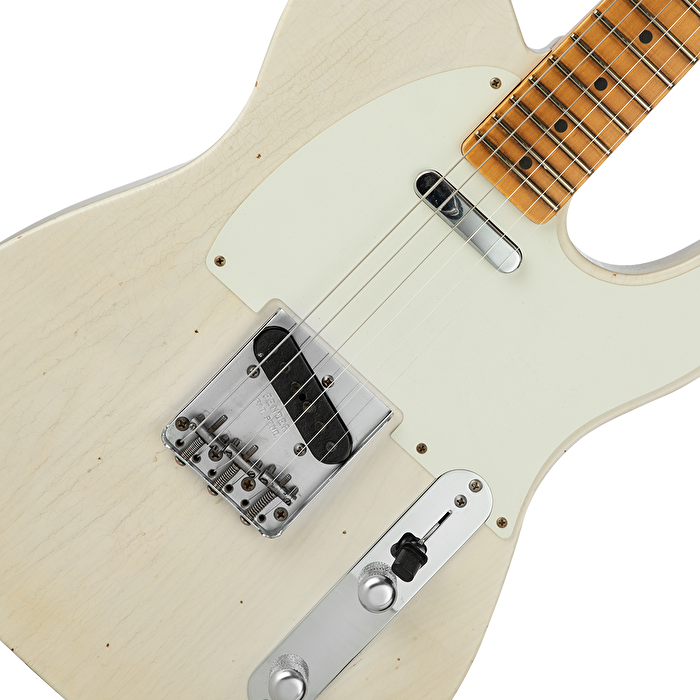 Fender Custom Shop Limited 1955 Telecaster Journeyman Relic Aged White Blonde Elektro Gitar