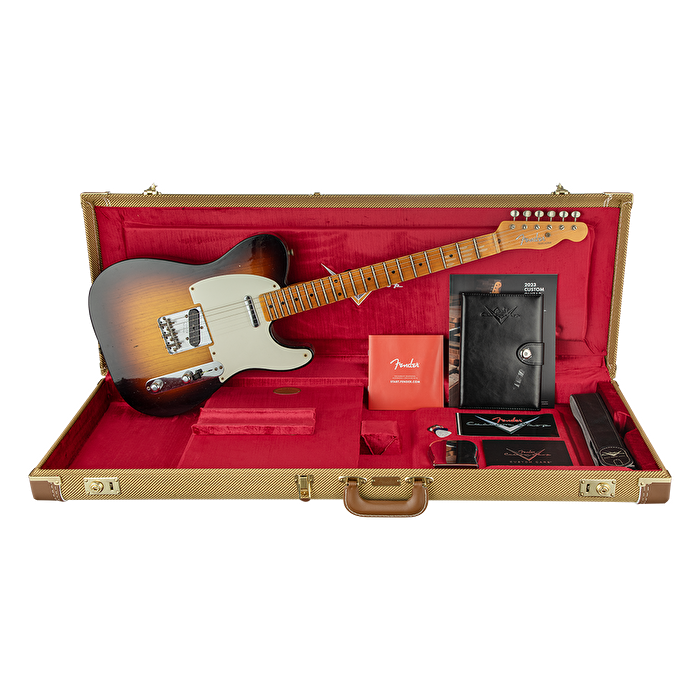 Fender Custom Shop Limited 1955 Telecaster Journeyman Relic Aged White Blonde Elektro Gitar