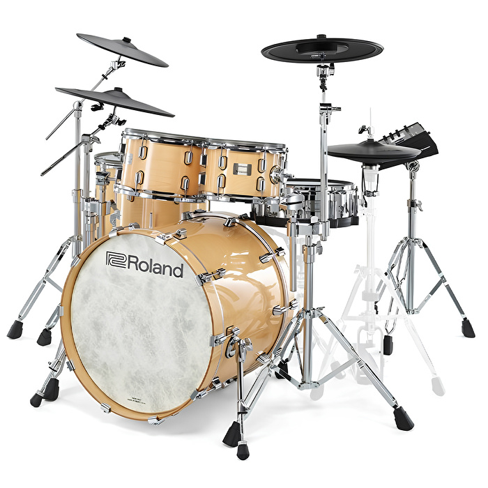 ROLAND VAD716 V-Drums Acoustic Design Gloss Natural Elektronik Davul Seti