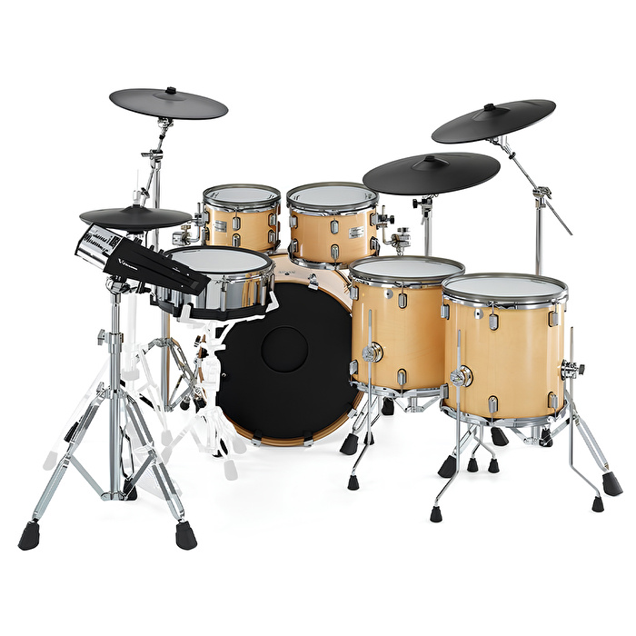ROLAND VAD716 V-Drums Acoustic Design Gloss Natural Elektronik Davul Seti