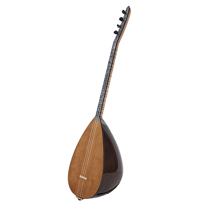 Ceviz Ağacı Gövde Sedef Klavye Kısa Sap EQ Sistemli Bağlama