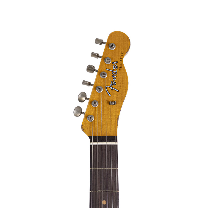 Fender Custom Shop 1961 Telecaster Heavy Relic Gülağacı Klavye Faded Aged Tomatillo Green Elektro Gitar