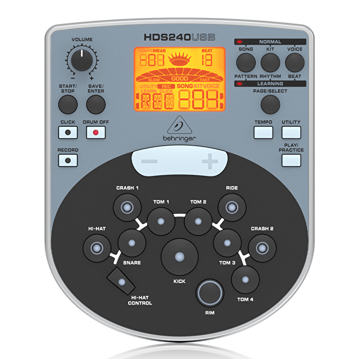 BEHRINGER XD80 USB 8 Parça Elektronik Davul Seti