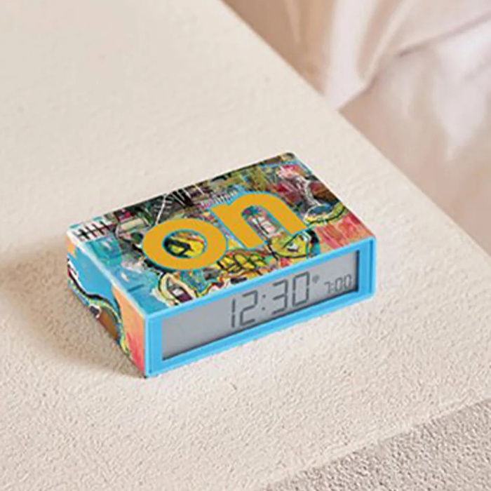 LEXON Flip + Alarm Saat X Jean-Michel Basquiat Skull