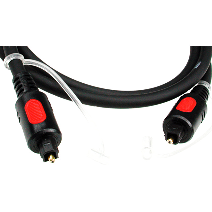 Klotz LWL High-End Dijital Siyah 1mt TOSLINK Optik Kablo