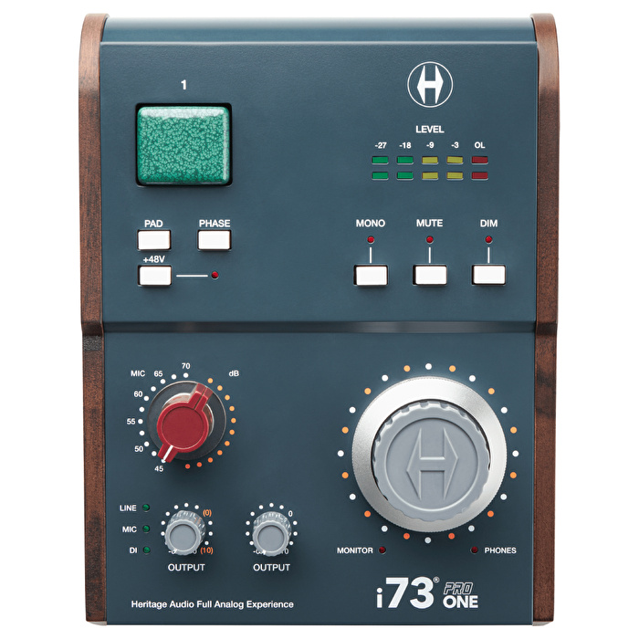HERITAGE AUDIO i73 PRO ONE 2 Giriş/4 Çıkış USB-C Ses Kartı
