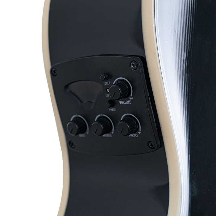 KOZMOS KCG-35CET-BK Elektro Klasik Gitar Siyah