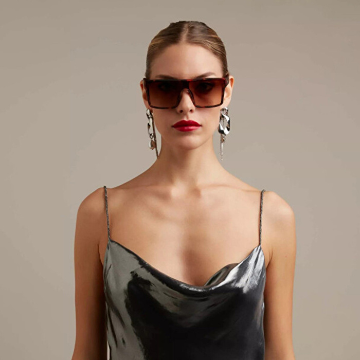 OKKIA Tokyo Unisex Güneş Gözlüğü Klasik Havana