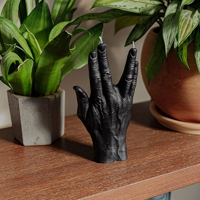 CANDLE HAND Llap Mum Siyah
