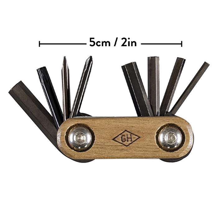 GENTLEMEN'S HARDWARE Mini Bisiklet Çok Amaçlı Alet