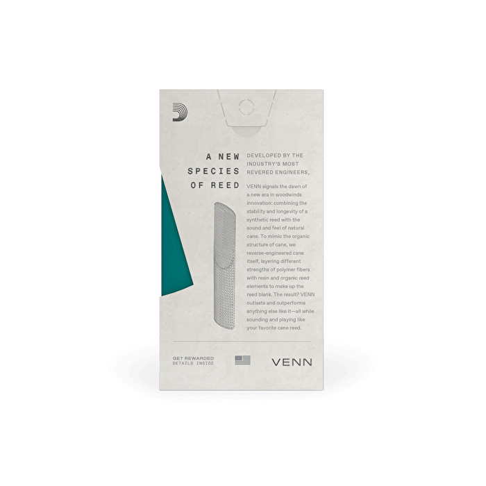 DADDARIO VBB0125G2  VENN 2,5 Numara Klarnet Kamışı - 1 Adet
