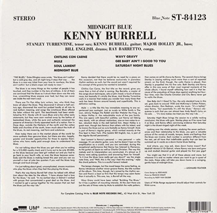 Kenny Burrell – Midnight Blue (2021 Reissue)