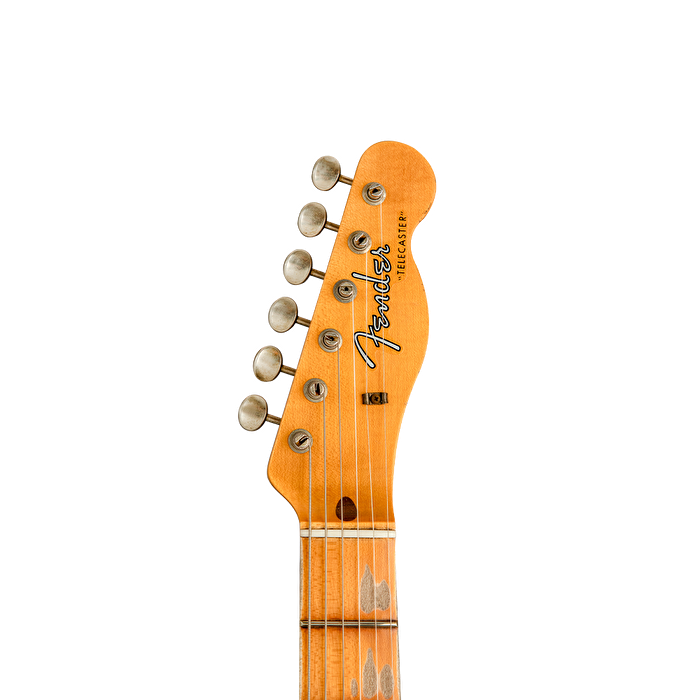 Fender Custom Shop B2 1958 Telecaster Journeyman Relic Wide Fade 3 Ton Sunburst Elektro Gitar