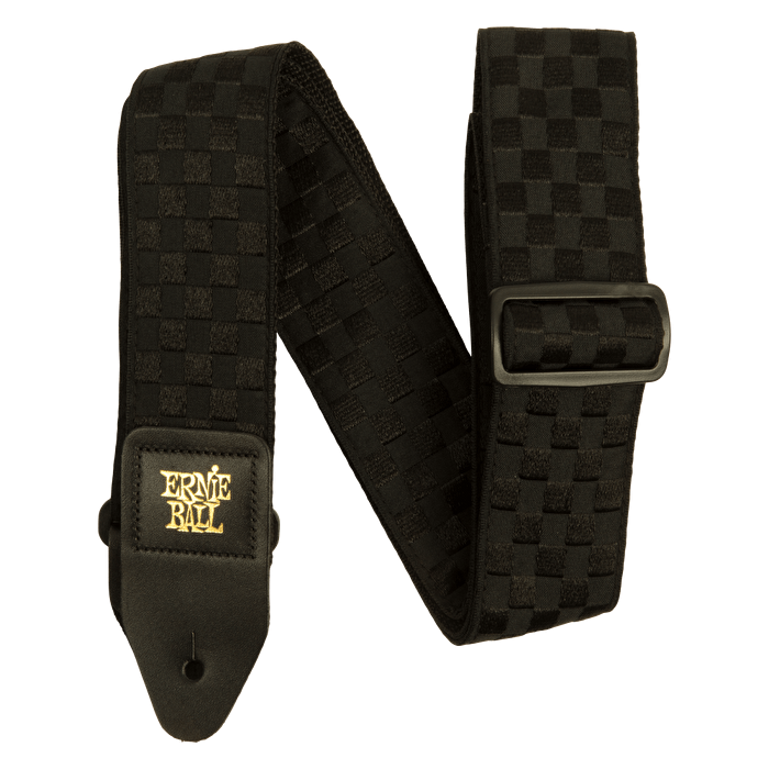 Ernie Ball P05341 Black Checkers Jacquard Gitar Askısı