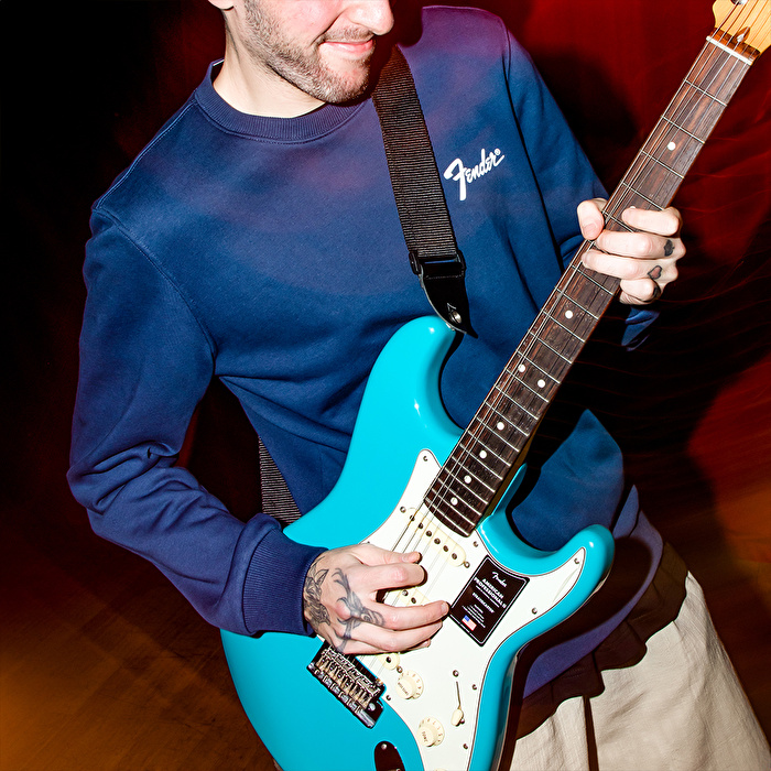 FENDER® Alice in Wonderland Loose Lacivert Sweatshirt