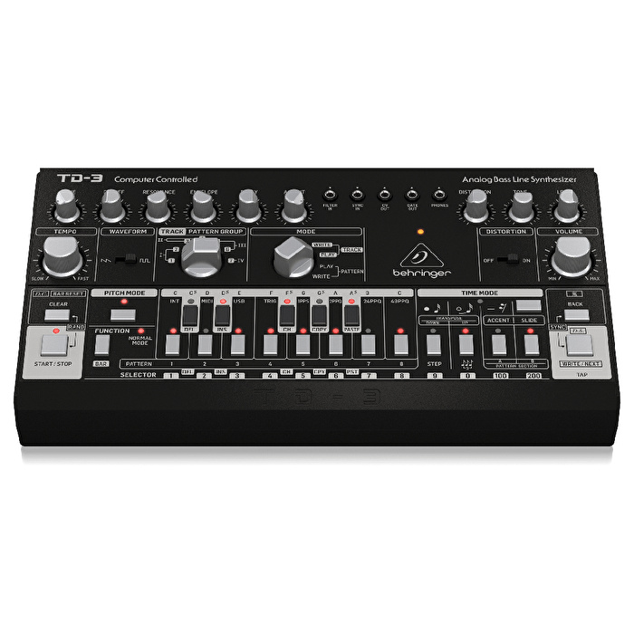 BEHRINGER TD-3-BK Analog Bass Line Synthesizer (Siyah)