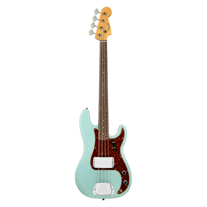 Fender Custom Shop 1963 Precision Bass Journeyman Relic Aged Daphne Blue Bas Gitar