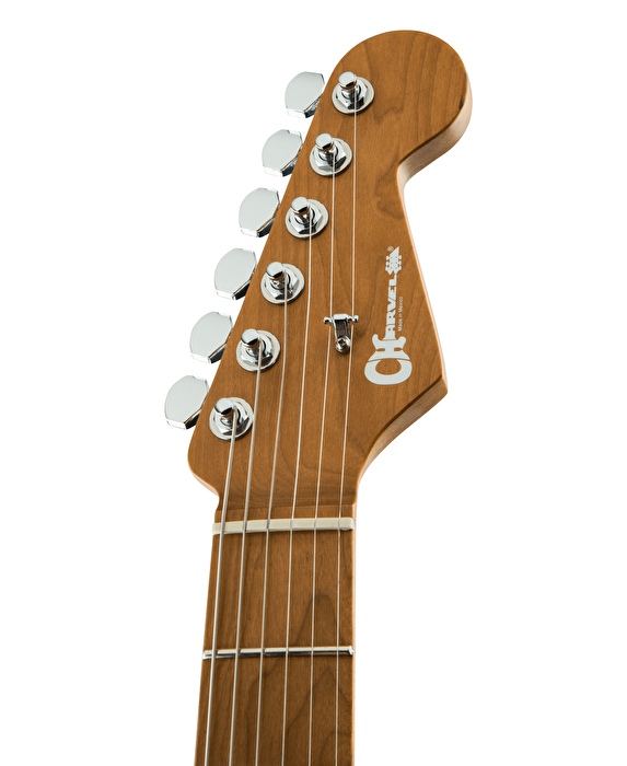 Charvel Pro-Mod DK24 HH 2PT Karamelize Akçaağaç Klavye Matte Blue Frost Elektro Gitar