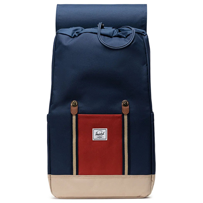 HERSCHEL Retreat™ Backpack Black Iris/Red Ochre/Twill Çanta