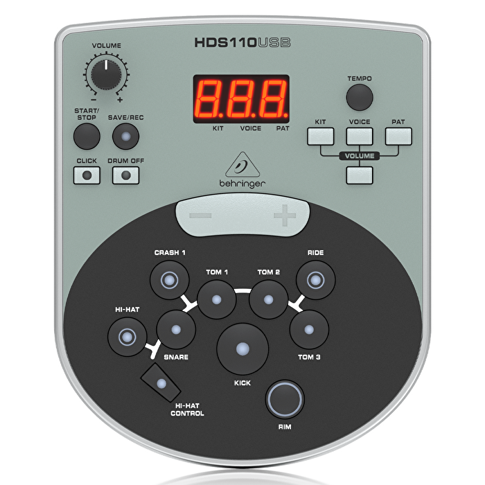 BEHRINGER XD8 USB 8 Parça Elektronik Davul Seti