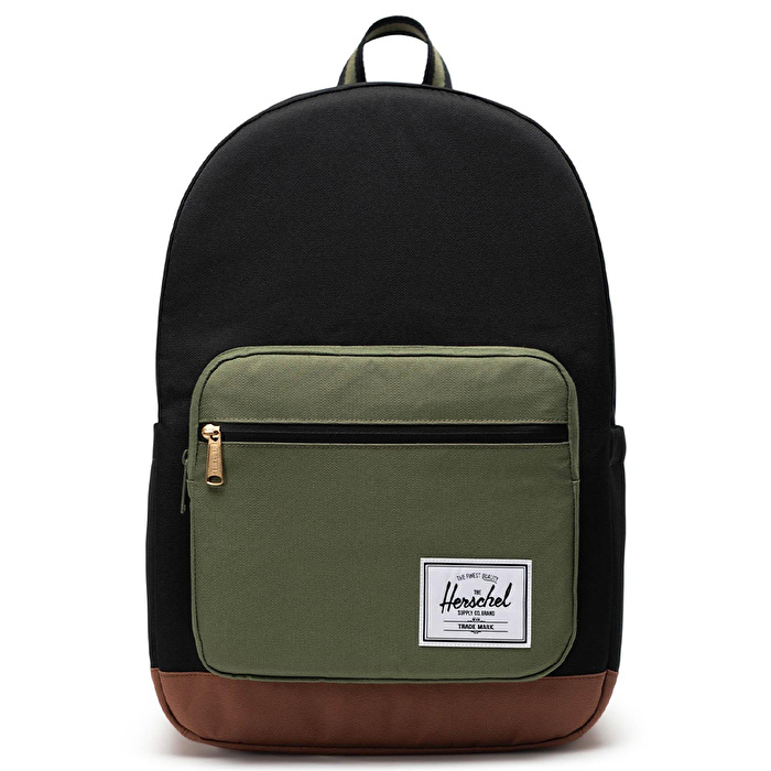 HERSCHEL Pop Quiz Backpack Black/Four Leaf Clvr/Sddle Brn Çanta