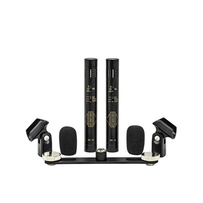 SONTRONICS STC-1S Siyah Küçük Diyaframlı Stereo Eşleşmiş Condenser Mikrofon