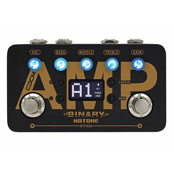 Hotone BAP-1 Binary Amp CDCM Dual Switch Effect Pedal - Amplifier Modeling