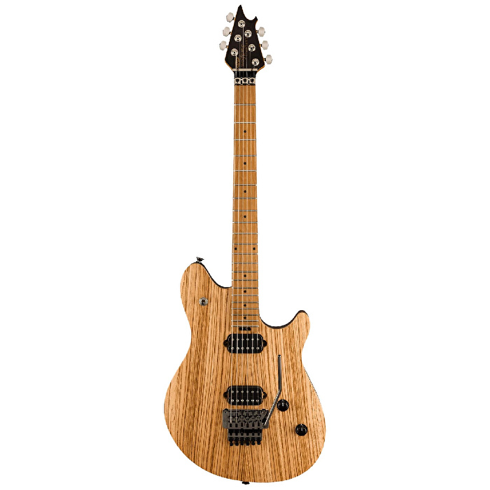 EVH Wolfgang WG Standard Exotic Zebrawood Baked Akçaağaç Klavye Natural Elektro Gitar