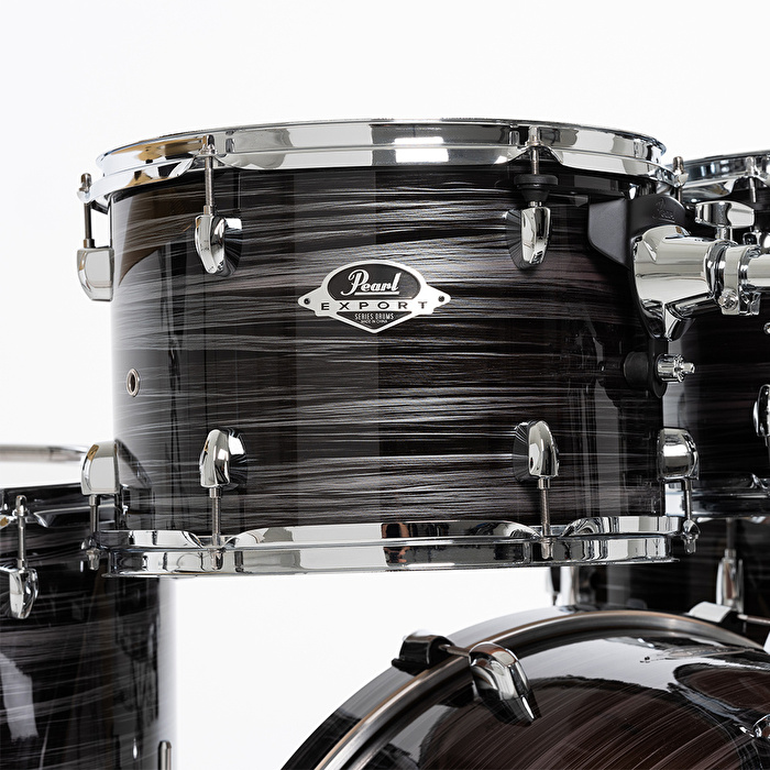 PEARL EXX725SBR/C778 Export EXX Graphite Silver Twist 5 Parça (22B/10T/12T/16F/14S) HWP-834 Aksam Setli ve Sabian SBR Zil Setli Akustik Davul Seti