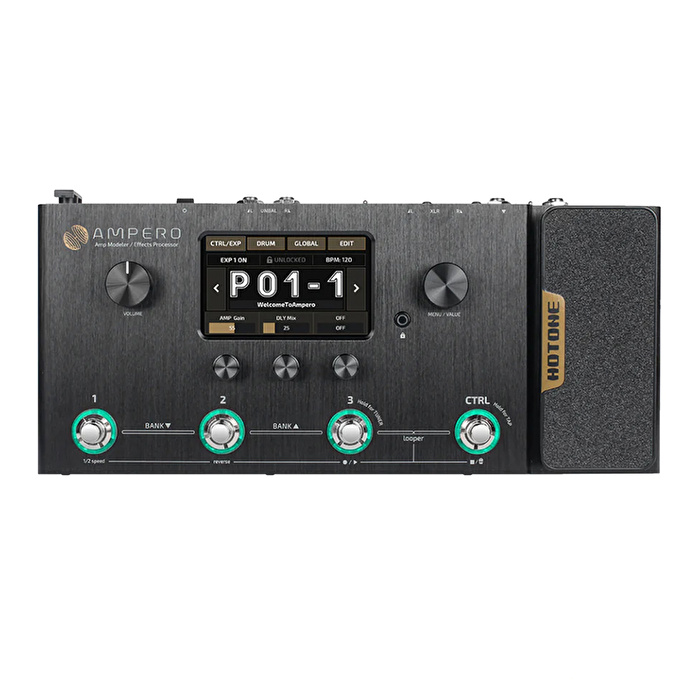 Hotone MP-100 Ampero Amp Modeler & Effects Processor, (18V Adaptör Dahil)