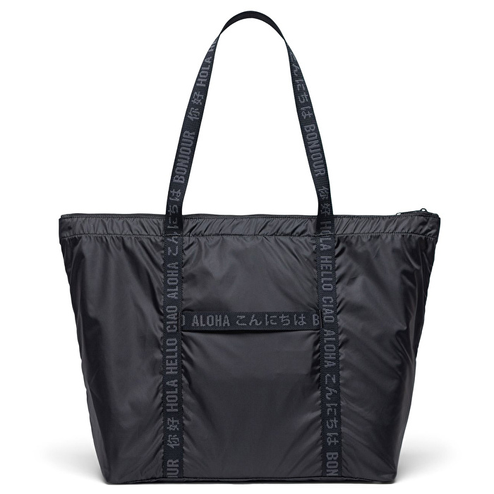 HERSCHEL Porand Packable Tote Black Çanta