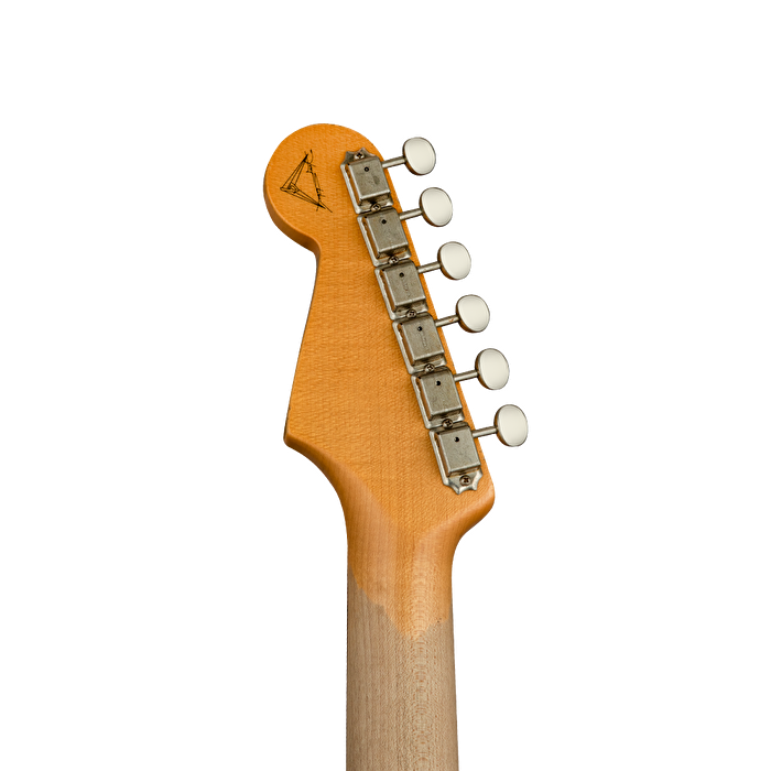 Fender Custom Shop Masterbuilt Yuriy Shishkov 1963 Stratocaster Journeyman Relic Aged Arctic White Elektro Gitar