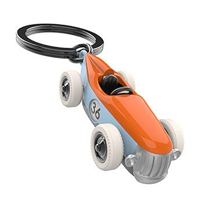 METALMORPHOSE Vintage Yarış Arabası Anahtarlık