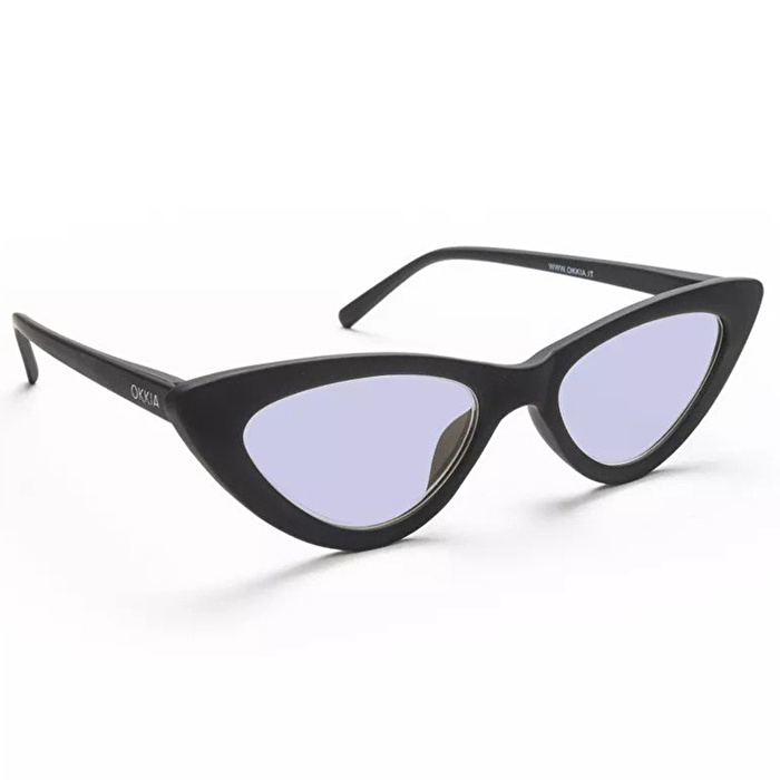 OKKIA Adriana Ekran Koruyucu Gözlük Cat Eyes Siyah