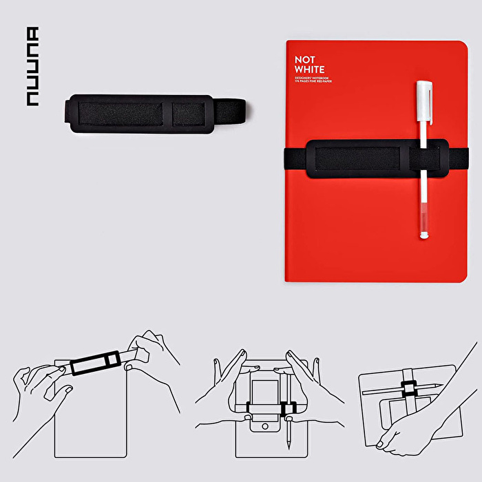 NUUNA Not White L Light - Red Defter