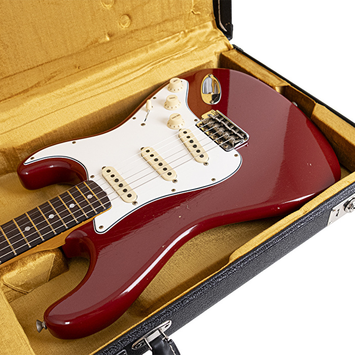 Fender Custom Shop Limited Edition L-Series Fat 1964 Stratocaster Journeyman Relic Aged Dakota Red Elektro Gitar