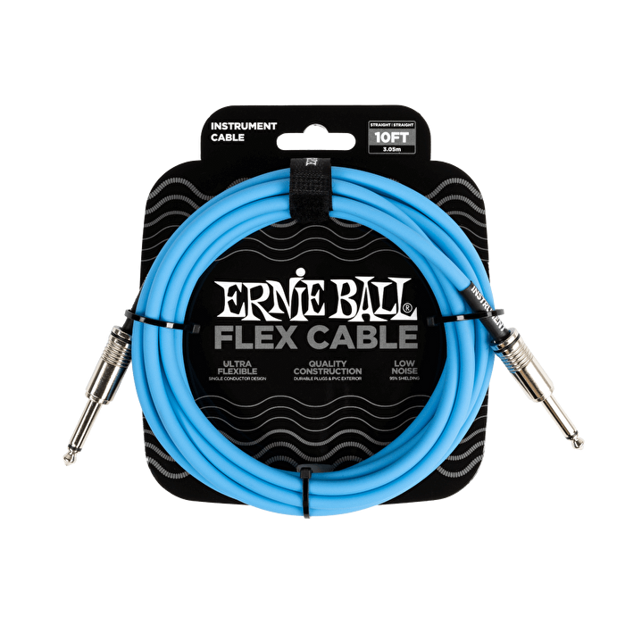 ERNIE BALL P06412 Enstrüman Kablosu 10ft-Blue