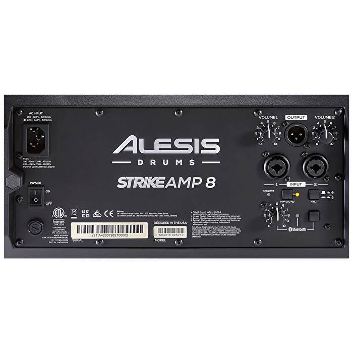ALESIS Strike Amp 8 MK2 2000 W Bluetooth Özellikli Davul Amfisi