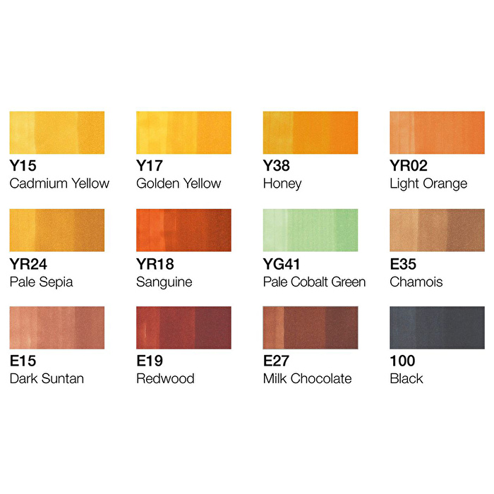 COPIC 12'li Set Autumn Colours