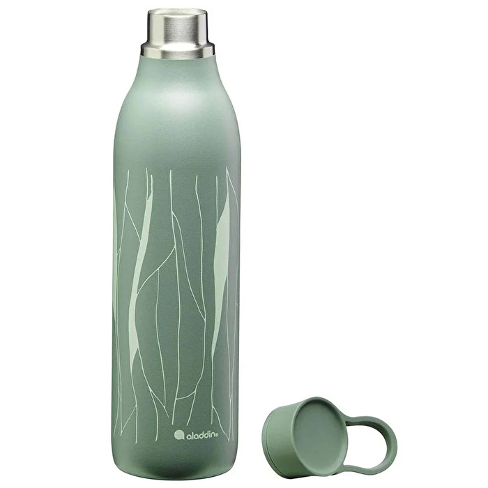 ALADDIN 0.6L CityLoop Thermavac™ eCycle Stainless Steel - Çelik Su Termosu - Sage Leaf Print