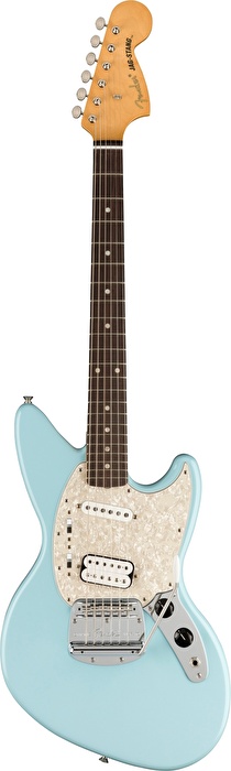 Fender LTD Kurt Cobain Jagstang Gülağacı Klavye Daphne Blue Elektro Gitar