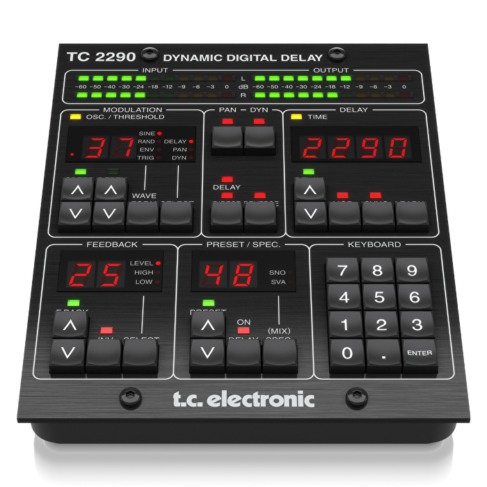 TC Electronic TC2290-DT Dinamik Delay Plug-In  Masa Üstü Kontrol Arayüzü