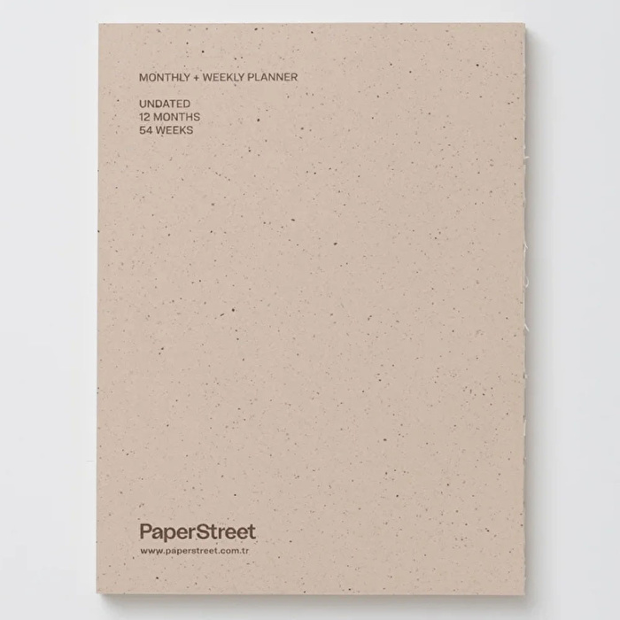 PAPER STREET Everyday Planner - Almond Defter