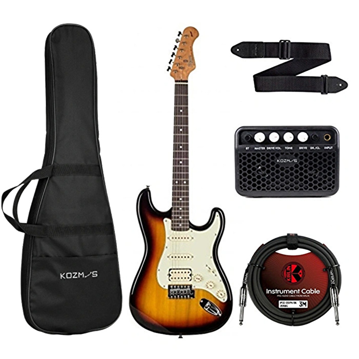 KOZMOS KGP-STHSS-SET Sunburst Elektro Gitar Paketi