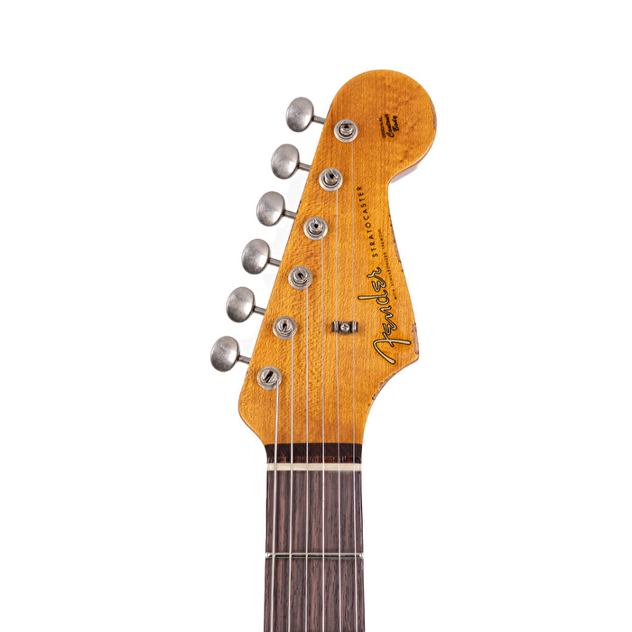 Fender Custom Shop Limited Edition 1959 Stratocaster Heavy Relic Roasted Akçaağaç Klavye Wide Fade 3 Color Sunburst Elektro Gitar