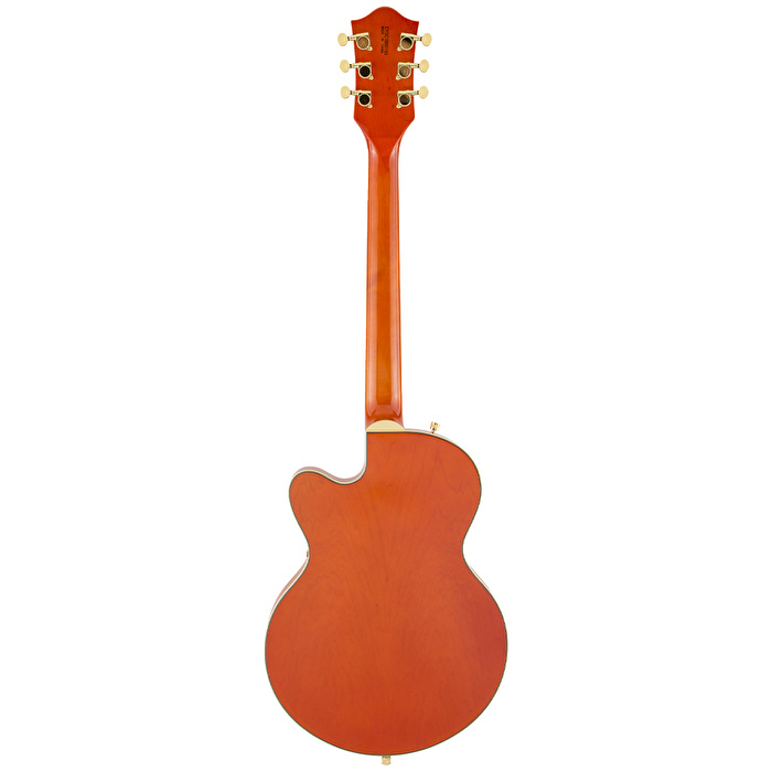 Gretsch G5655TG Electromatic Center Block Jr. Single-Cut Bigsby Altın Aksam Laurel Klavye Orange Stain Elektro Gitar