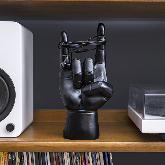 SUCK UK Black Rock On - Headphone Stand